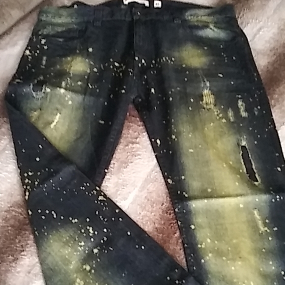 Evolution Men's Straight Leg Long Jeans - Picture 1 of 4